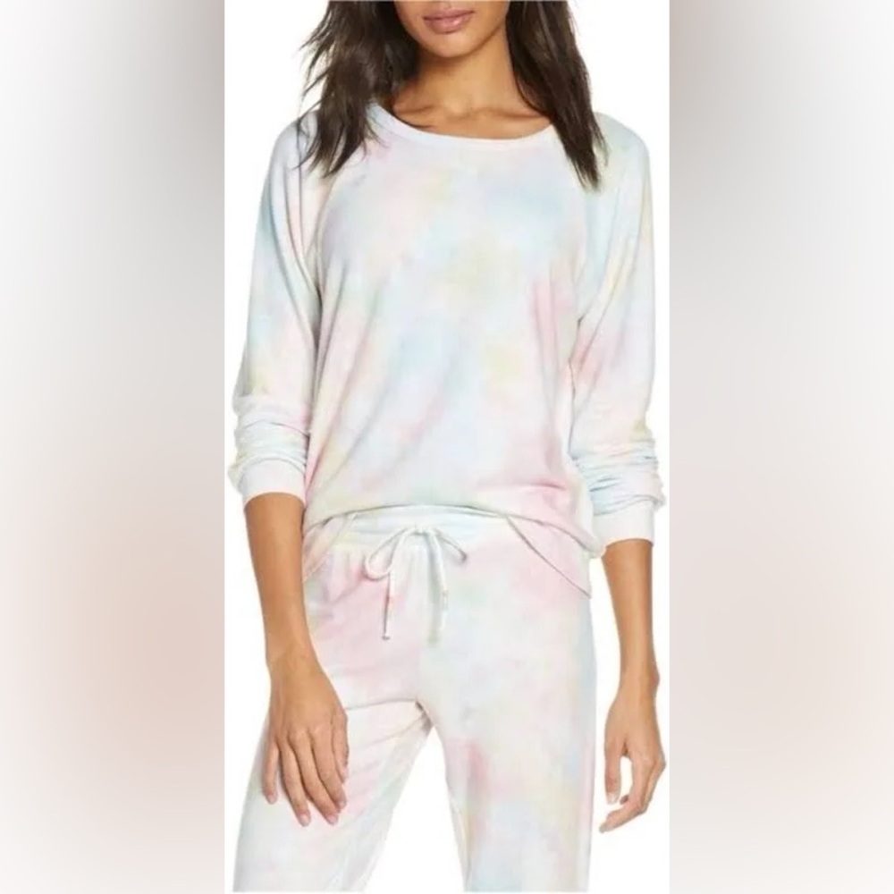 PJ Salvage Pastel Tie-Dye Lounge Set